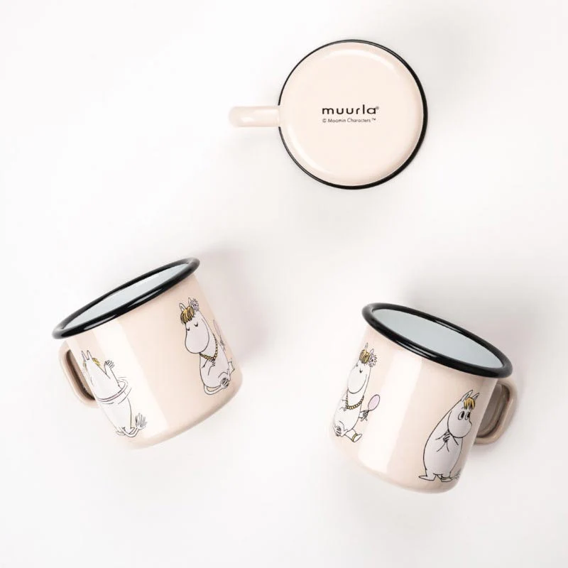 Moomin Enamel Mug - Snorkmaiden Retro - by Muurla - Image 4