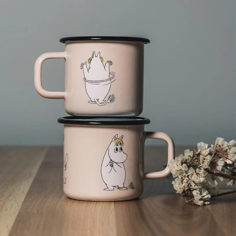 Moomin Enamel Mug - Snorkmaiden Retro - by Muurla - Image 5