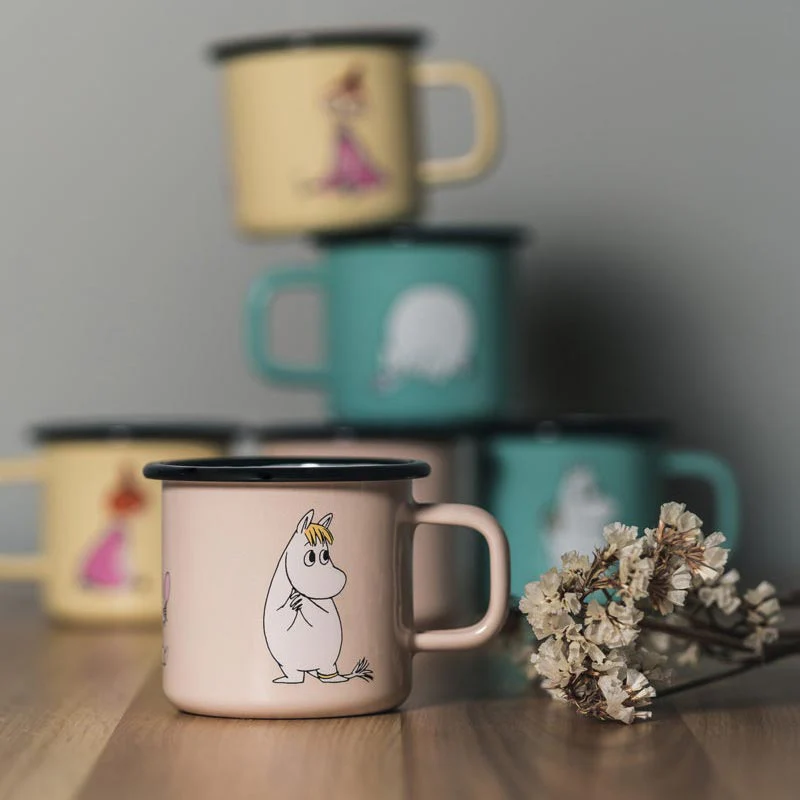 Moomin Enamel Mug - Snorkmaiden Retro - by Muurla - Image 6