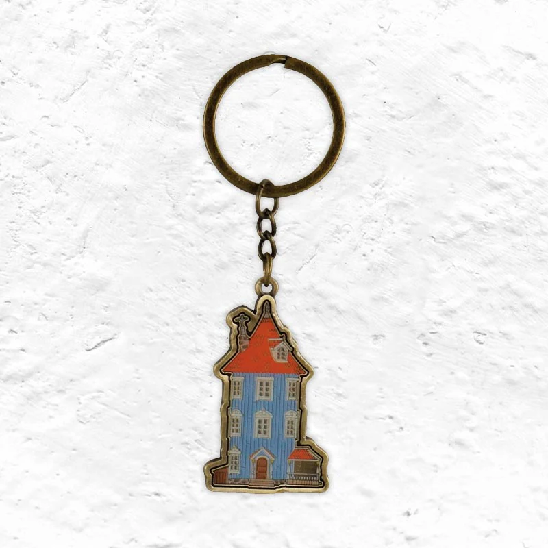 Moomin House Keyring - by Half Moon Bay
