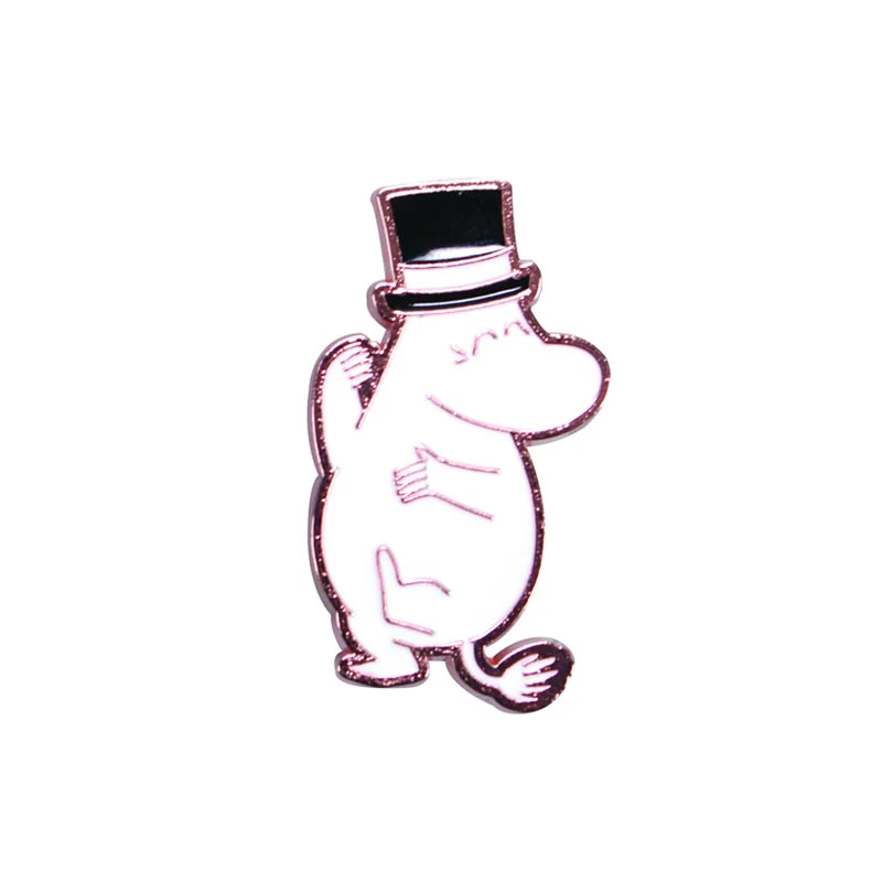 Moomin Papa Pin Badge - by Half Moon Bay - Image 2