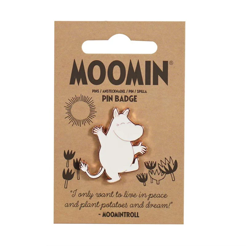 Moomin Troll Pin Badge - by Half Moon Bay - Image 2