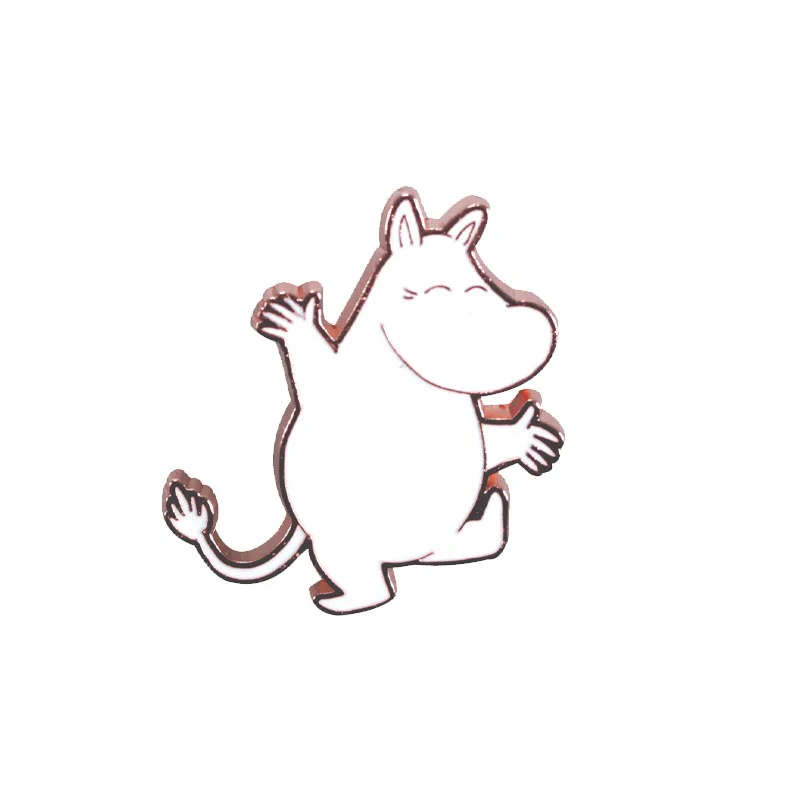 Moomin Troll Pin Badge - by Half Moon Bay - Image 3