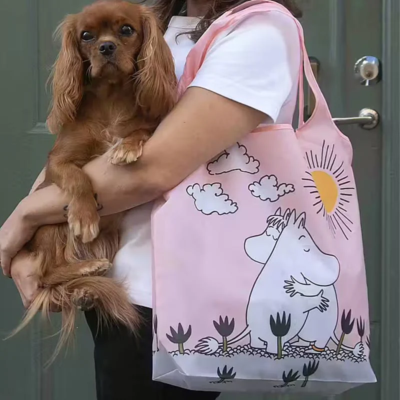 Moomin Foldaway Shopping Bag - Hug - by Pluto Design - Image 2