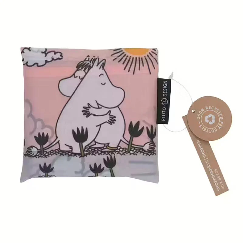Moomin Foldaway Shopping Bag - Hug - by Pluto Design - Image 3