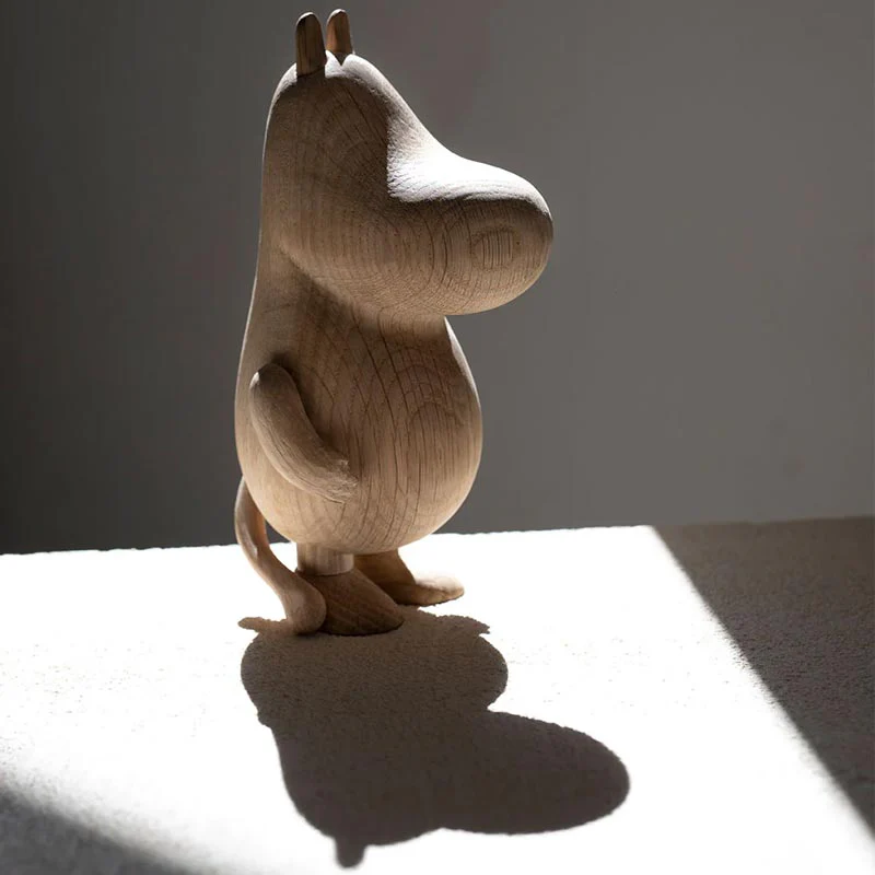 Wooden Moomintroll by Boyhood - Small, White Oak - Image 2