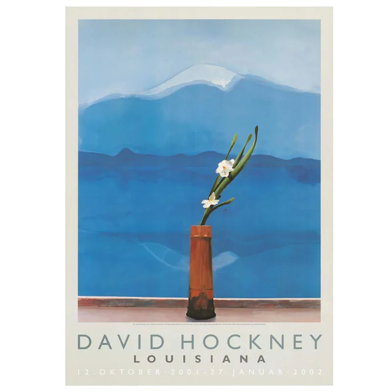 Mount Fuji and Flowers poster by David Hockney - Image 3