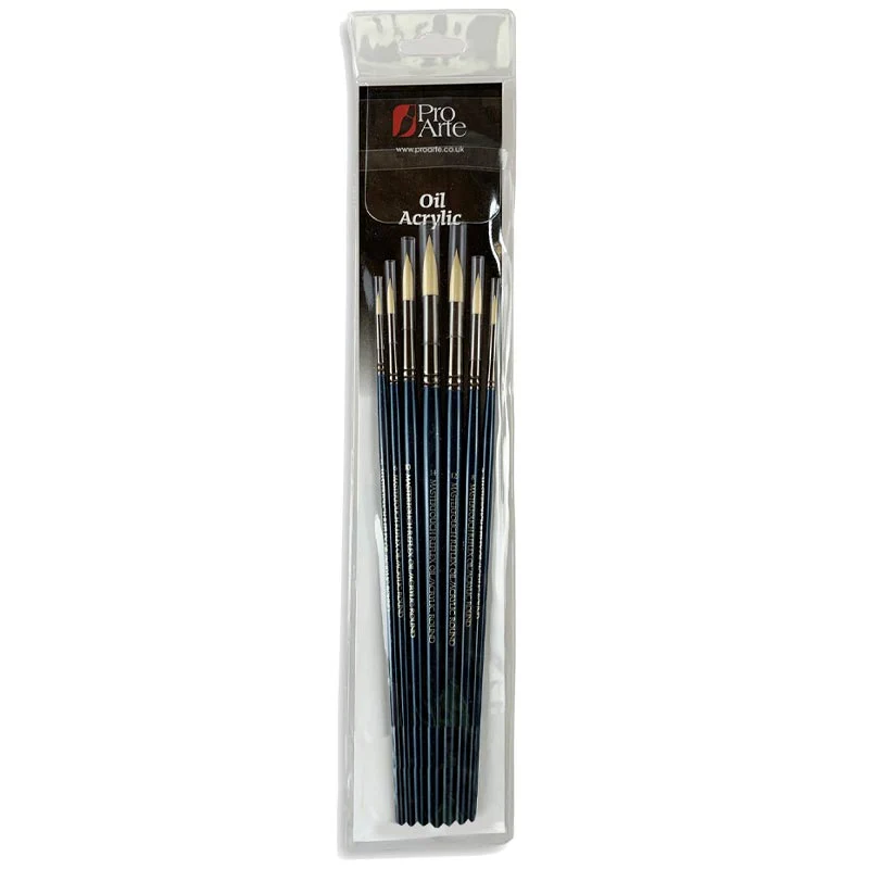 Mastertouch Reflex Oil / Acrylic Brushes – Round – Set of 7 - Image 2