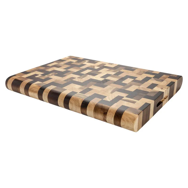 Multiwood Rectangular Cutting Board - Acacia & Rubberwood - 40x30 - by R Forest - Image 2