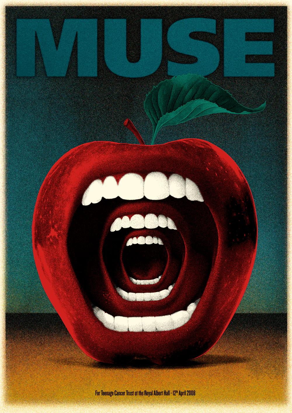 Muse Poster by Tommy Davidson-Hawley - 5 colour screen print, signed by the artist - Image 2