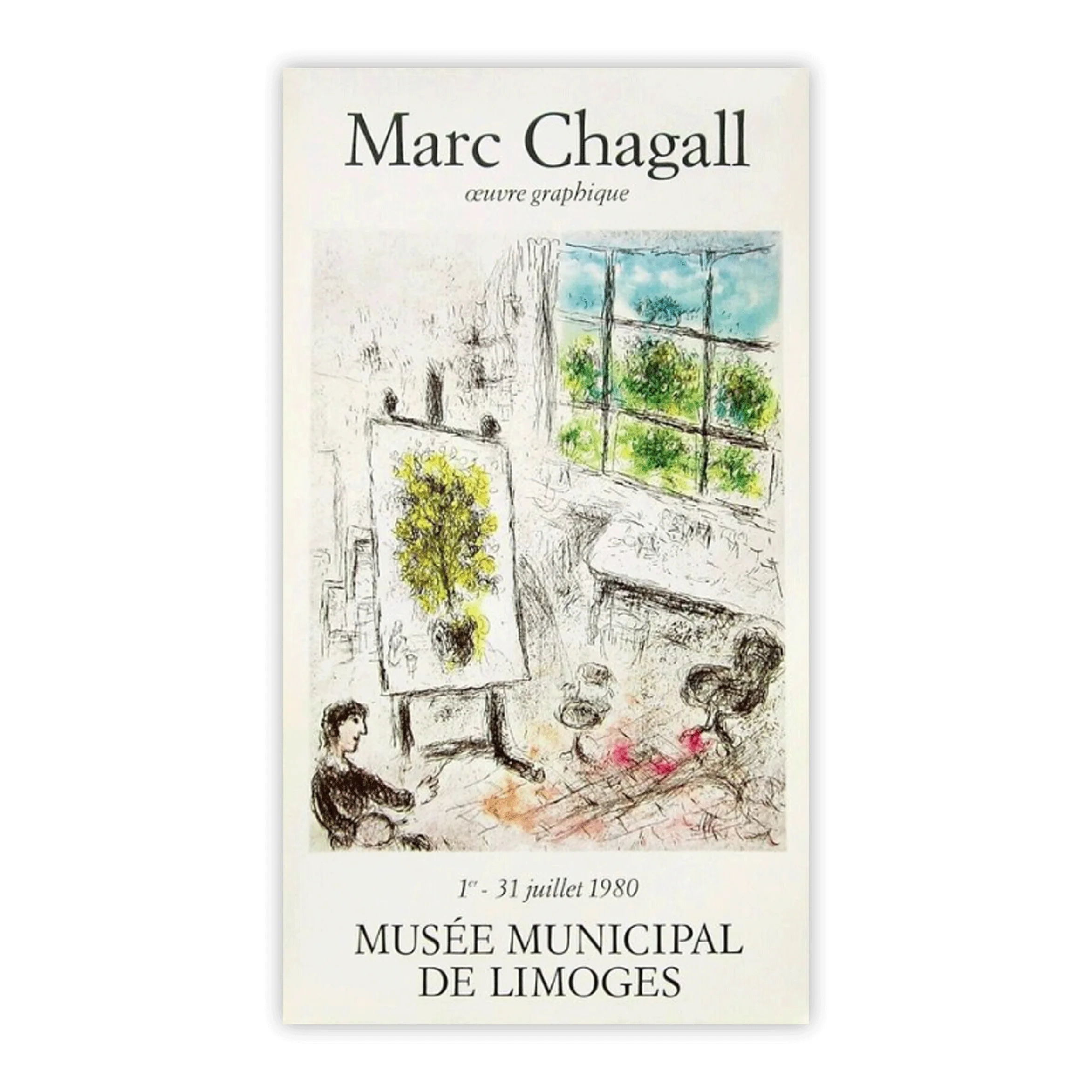 Musée de Limoges poster by Marc Chagall - Image 2