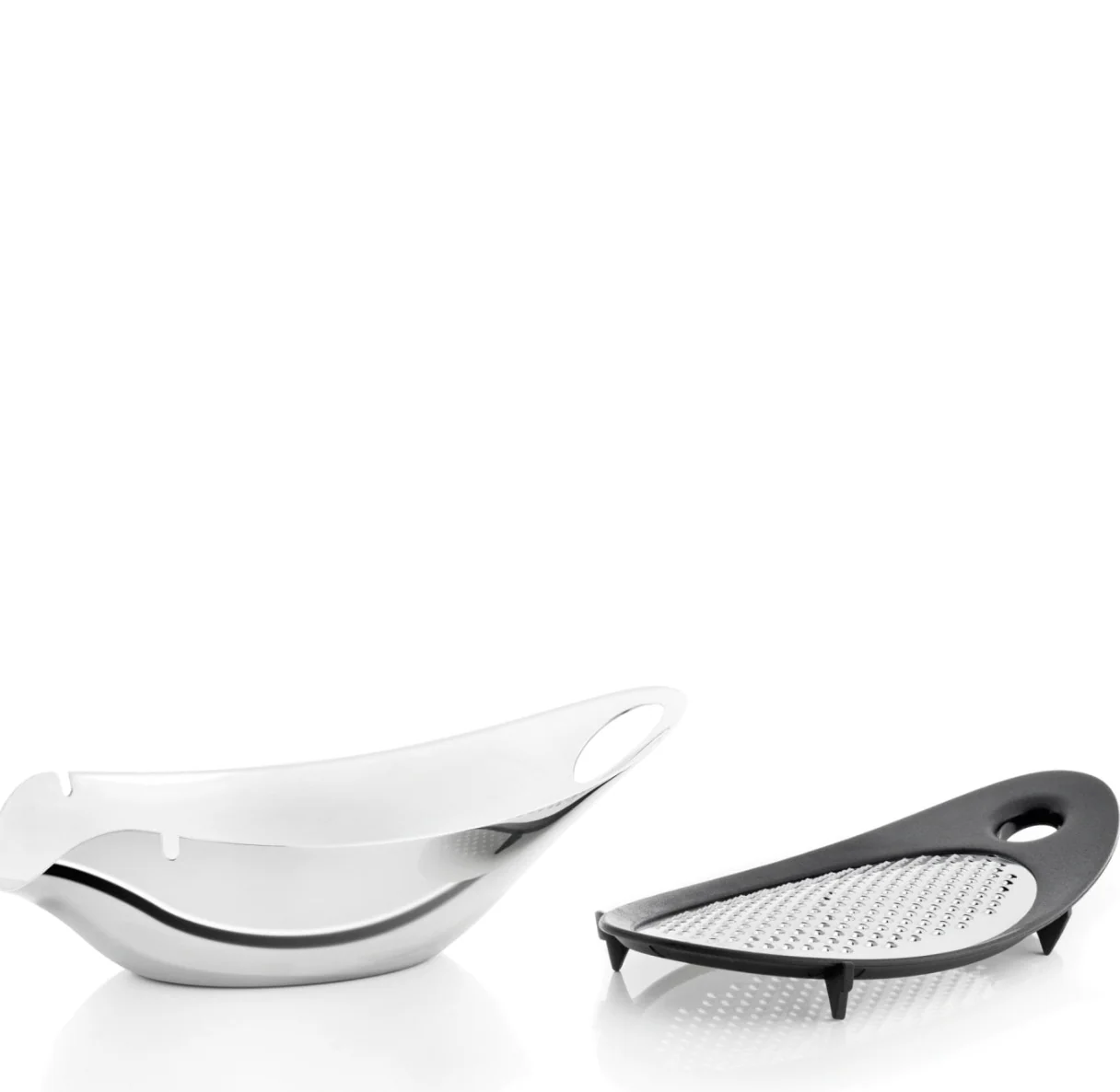 Navetta parmesan grater (polished stainless steel) des. Daniels & Erdwiens for blomus - Image 3