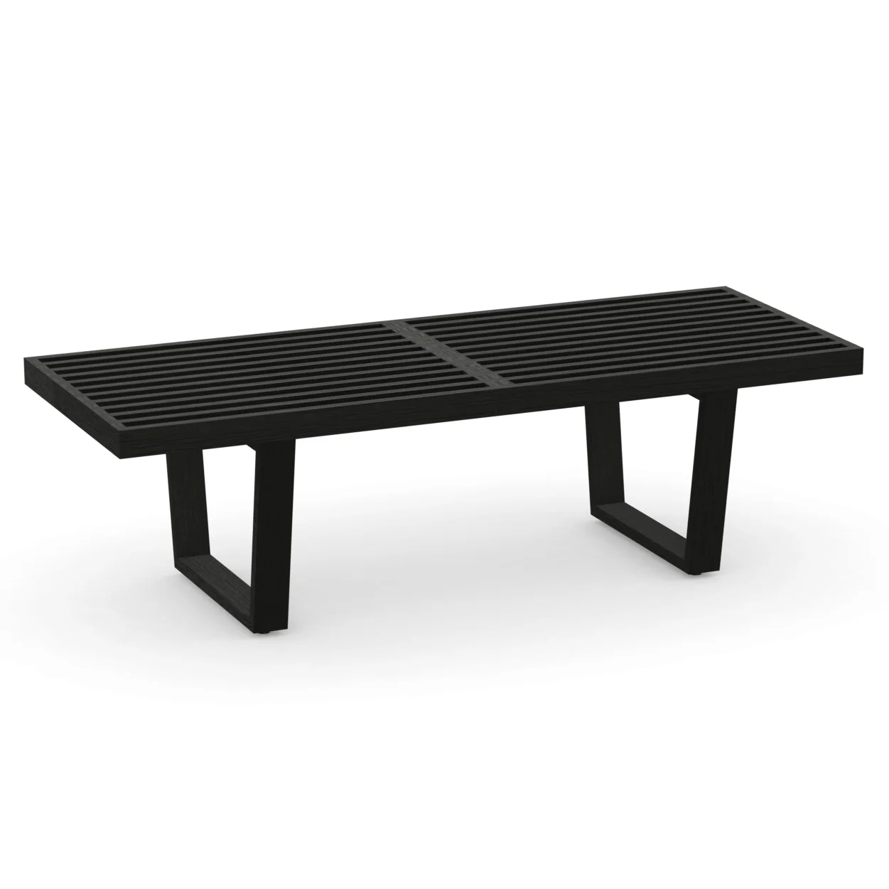 Nelson bench des. George Nelson - Black Ash (made by Vitra)