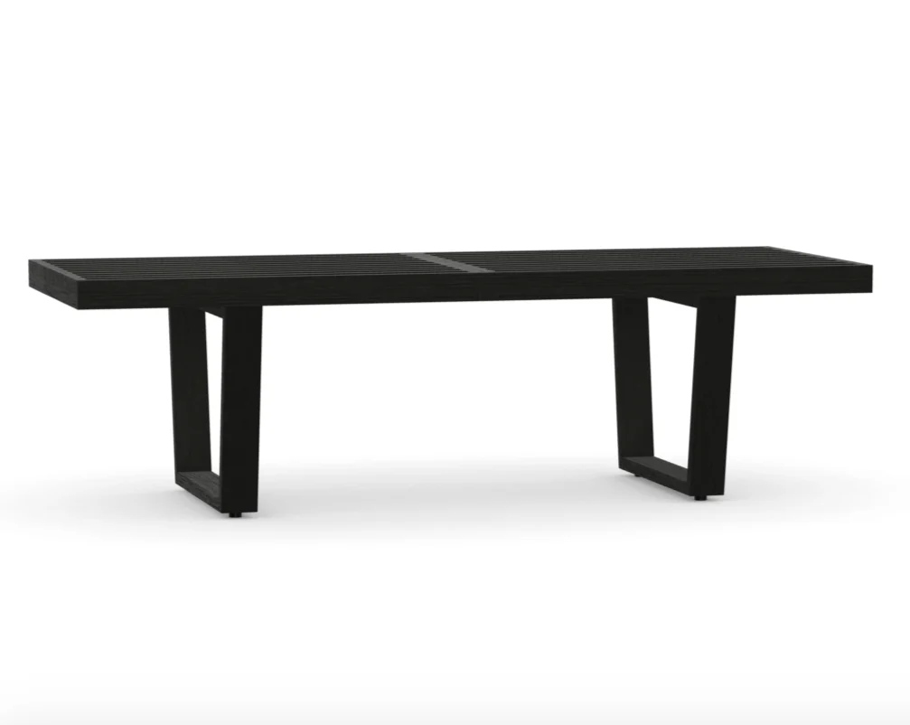 Nelson bench des. George Nelson - Black Ash (made by Vitra) - Image 3