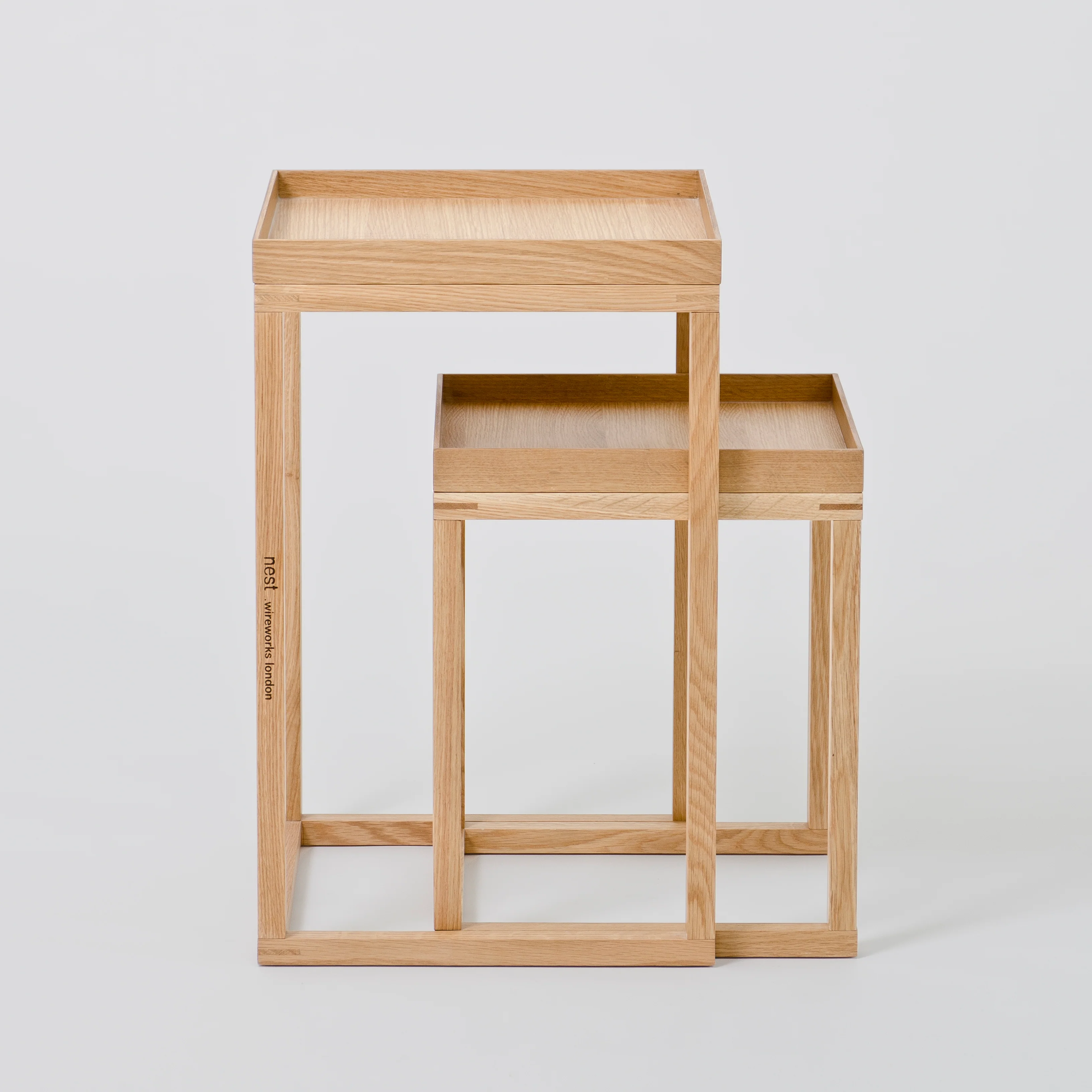 Nest of Tables des. Lincoln Rivers (made by Wireworks) - Image 11