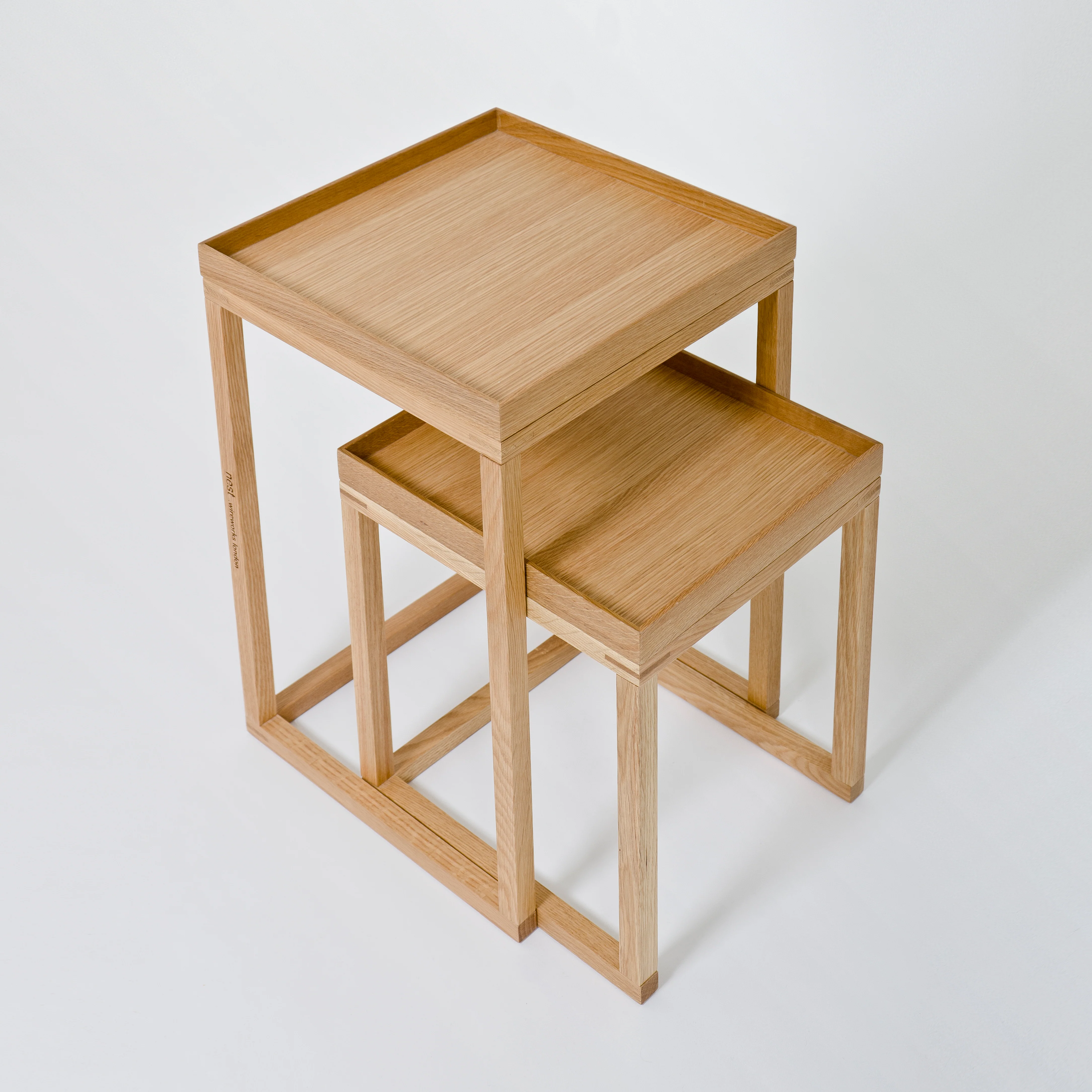 Nest of Tables des. Lincoln Rivers (made by Wireworks) - Image 12