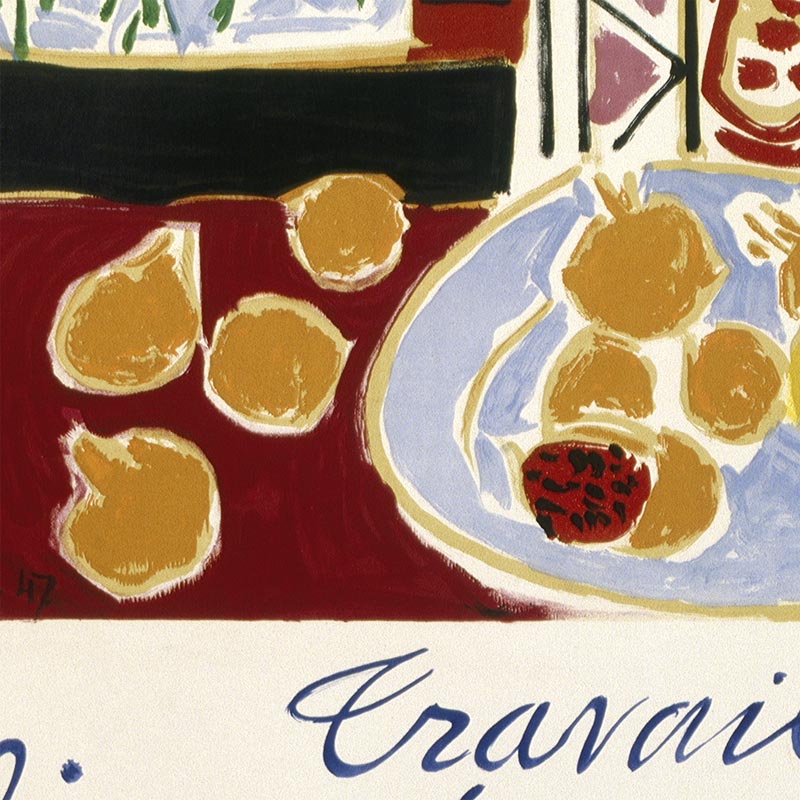 Nice: Travail et Joie, 1947 poster by Henri Matisse - Image 2