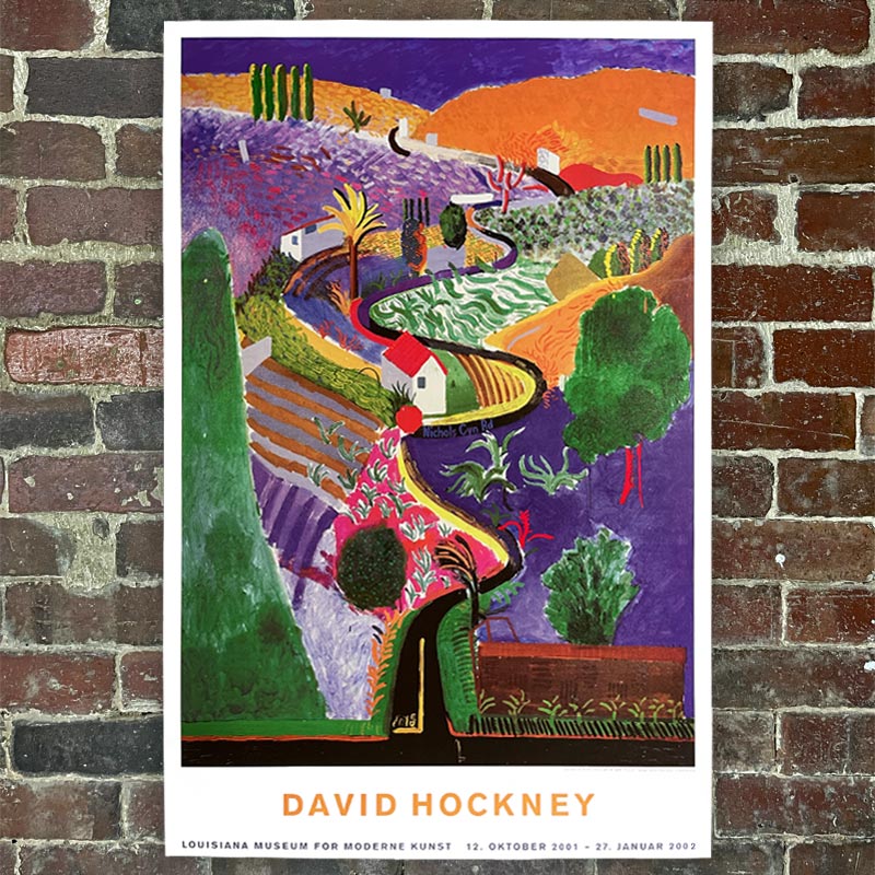 Nichols Canyon poster by David Hockney - Image 2