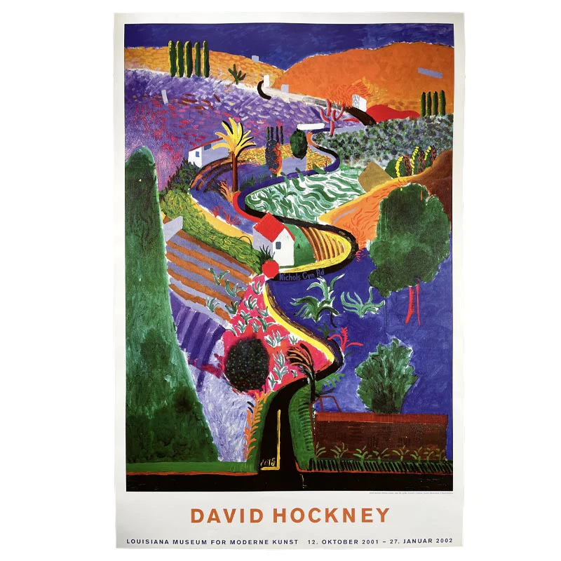 Nichols Canyon poster by David Hockney - Image 3