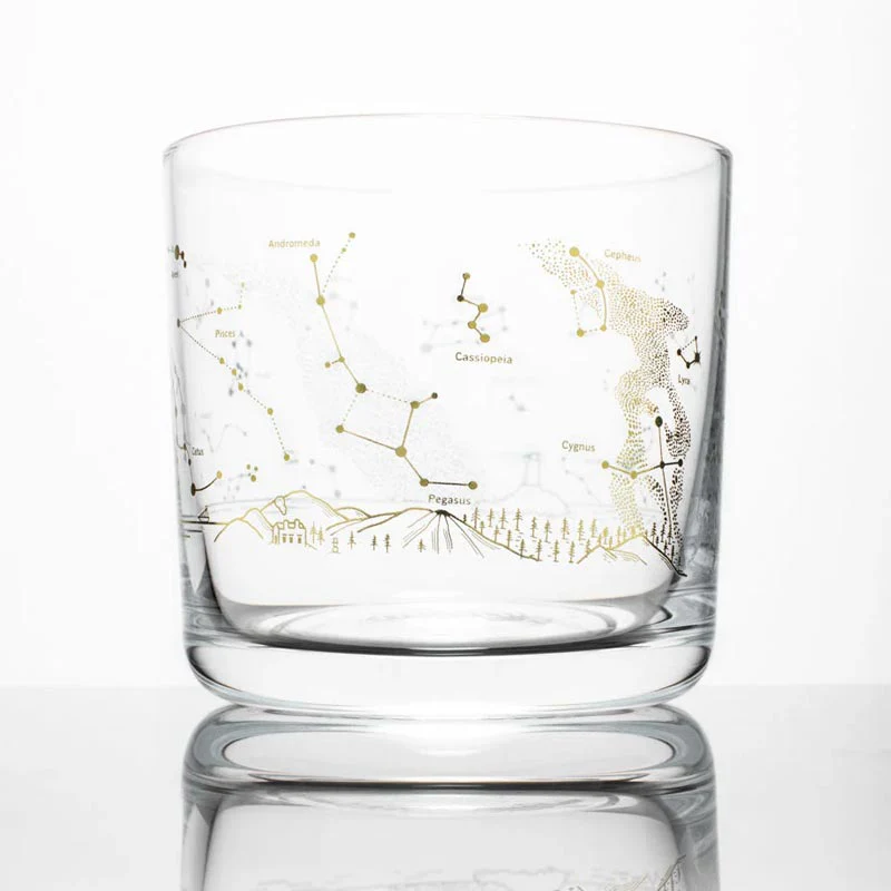 Night Sky Whiskey Glass by Cognitive Surplus - Image 2
