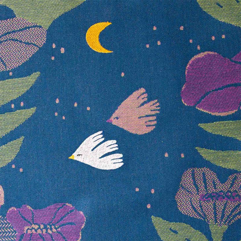 Nocturnal (nocturne) Tea Towel, by Tissage Moutet - Image 2