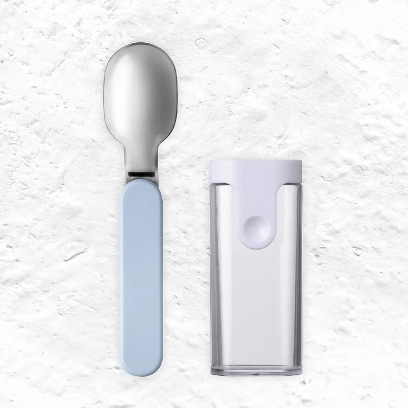 Folding Spoon Ellipse - Nordic Blue - by Mepal