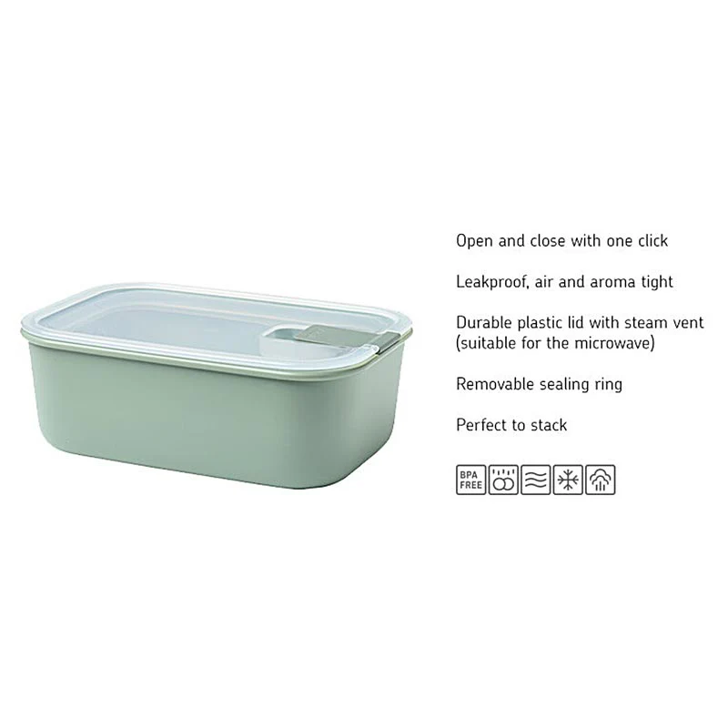 Mepal Nordic Sage Easy-Clip Food Storage Box - 700ml - Image 2