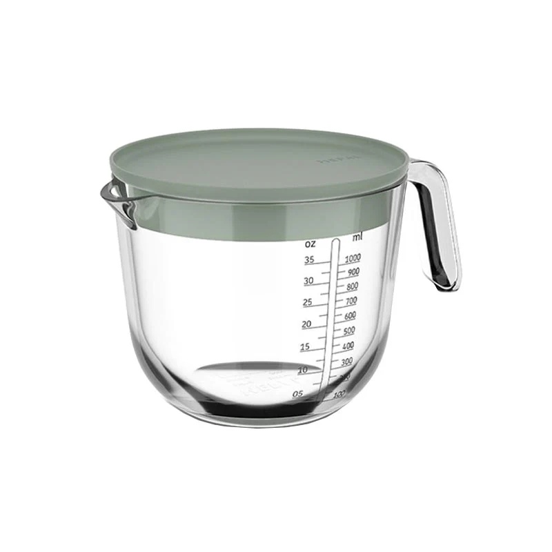 Measuring Jug 'Chef It' - 1000ml Glass with Lid - Nordic Sage - by Mepal - Image 6
