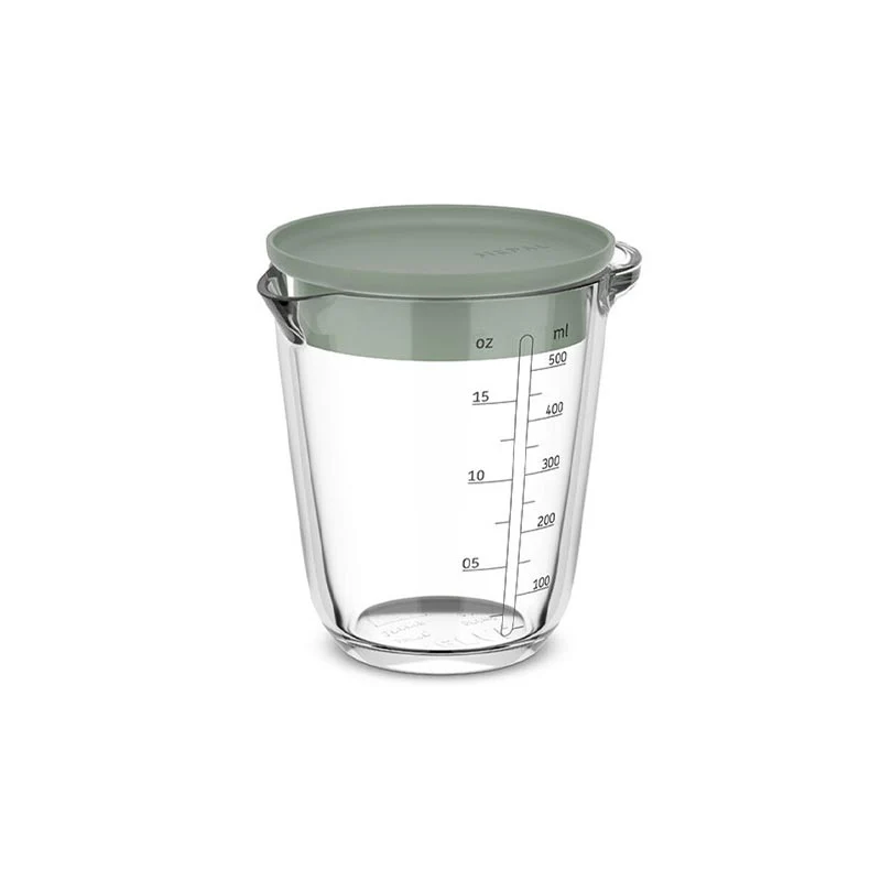Measuring Jug 'Chef It' - 500ml Glass with Lid - Nordic Sage - by Mepal - Image 7