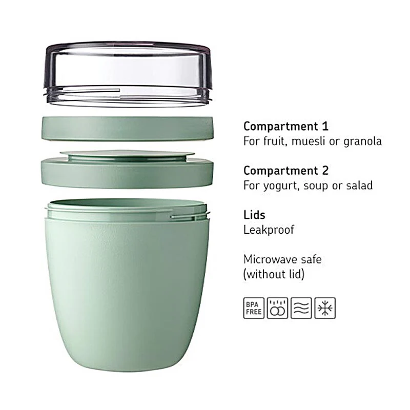 Mepal Nordic Sage Ellipse Lunch Pot - Image 2