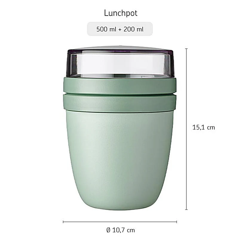 Mepal Nordic Sage Ellipse Lunch Pot - Image 3