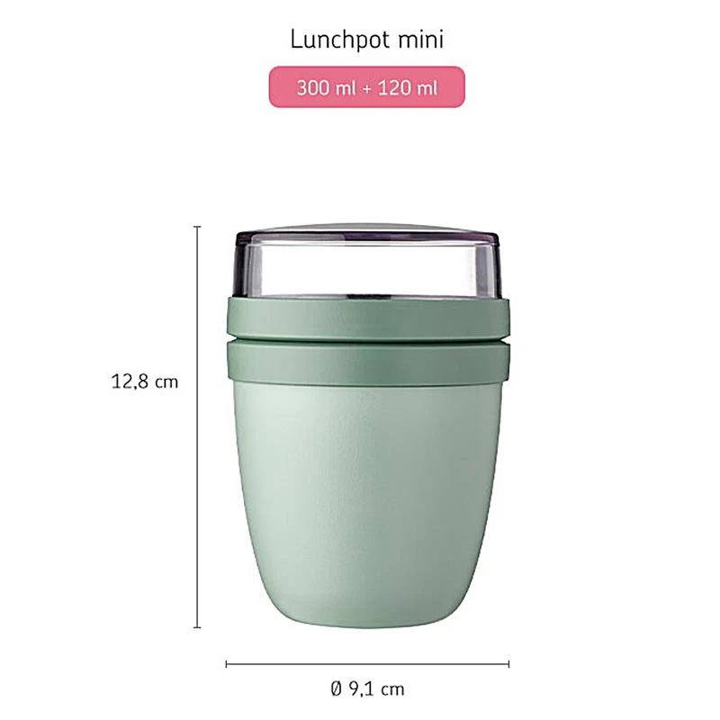Mepal Nordic Sage mini Ellipse Lunch Pot - Image 2