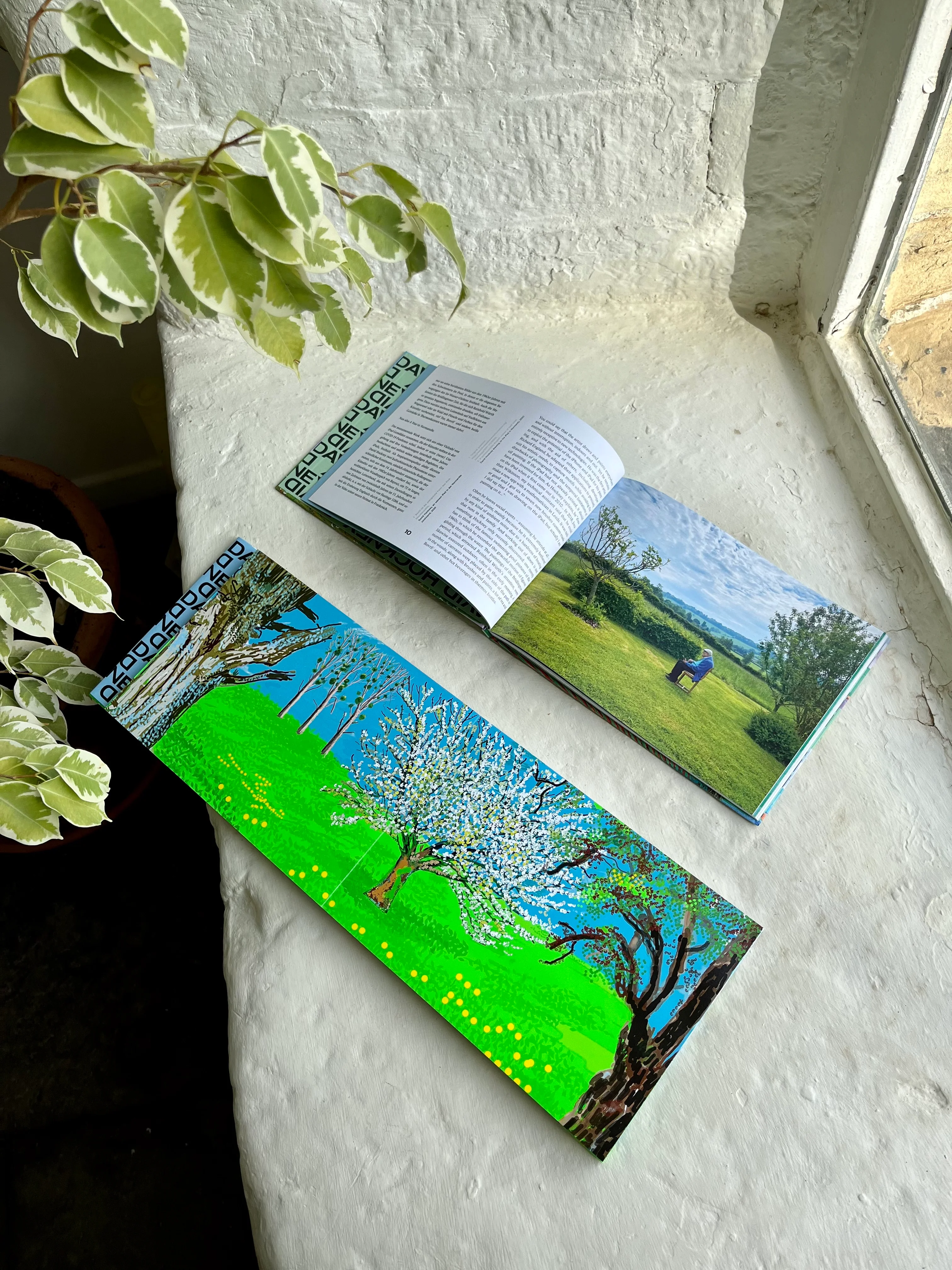David Hockney A Normandie Catalogue - 2 volume catalogue including full accordion-folded frieze - Image 7