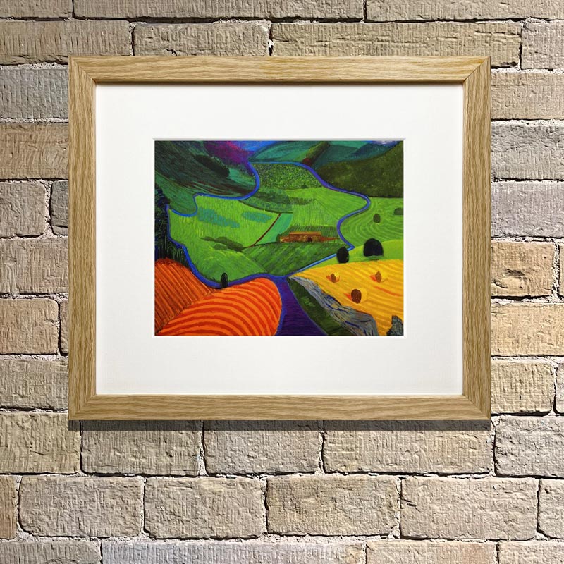 North Yorkshire (Mini Framed) by David Hockney - Image 2