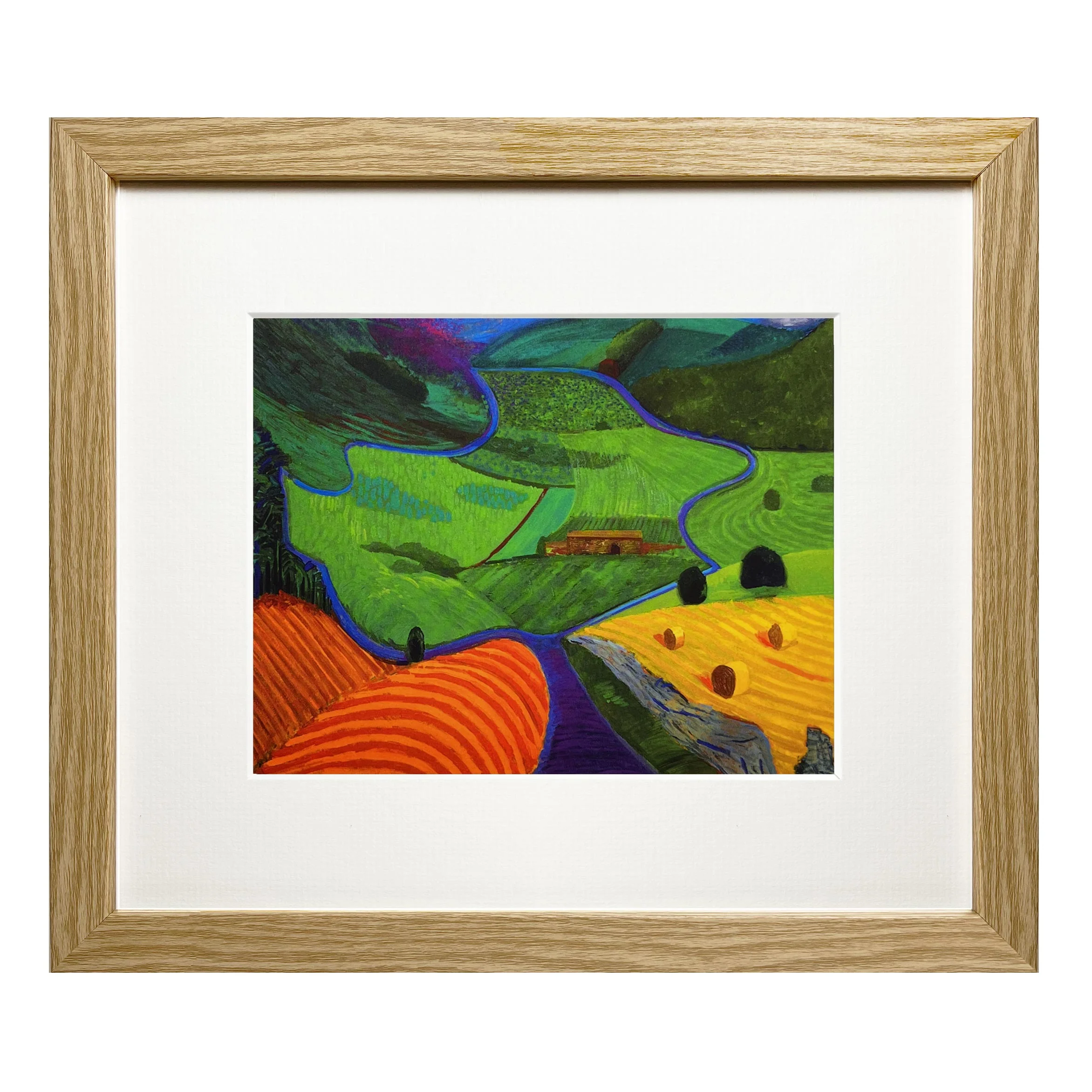 North Yorkshire (Mini Framed) by David Hockney - Image 4