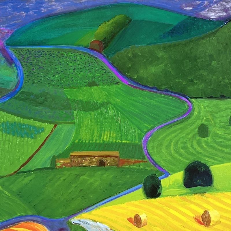 North Yorkshire Poster by David Hockney - Image 2