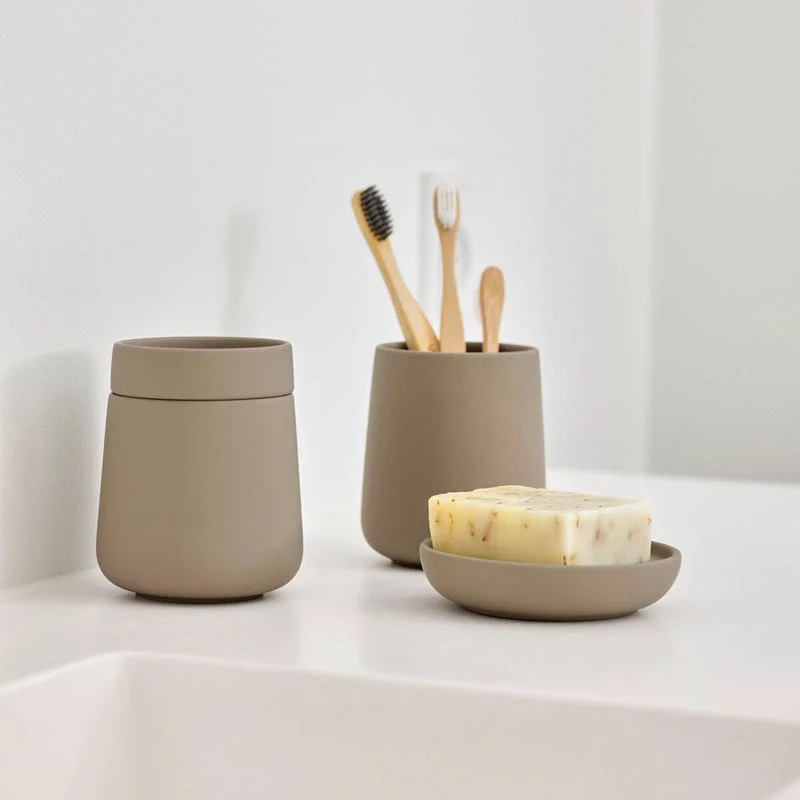 Nova One Soap Dish - Taupe - des. Thomas Dudzinski for Zone Denmark - Image 6