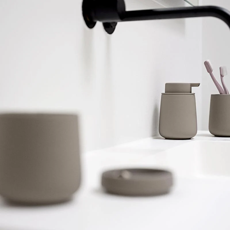 Nova One Toothbrush mug - Taupe - Image 3