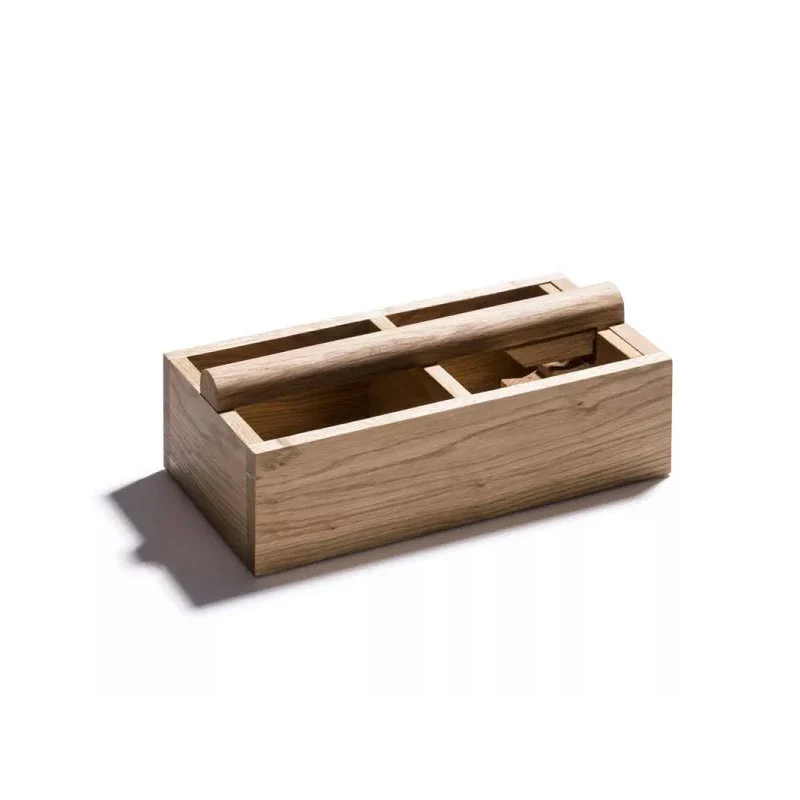Nutcracker Box with Lever - Oak - by Side by Side - Image 2