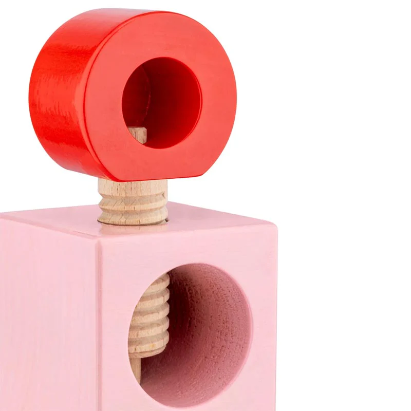 Twergi Nutcracker in Pink / Red, des. Ettore Sottsass for Alessi - Image 4