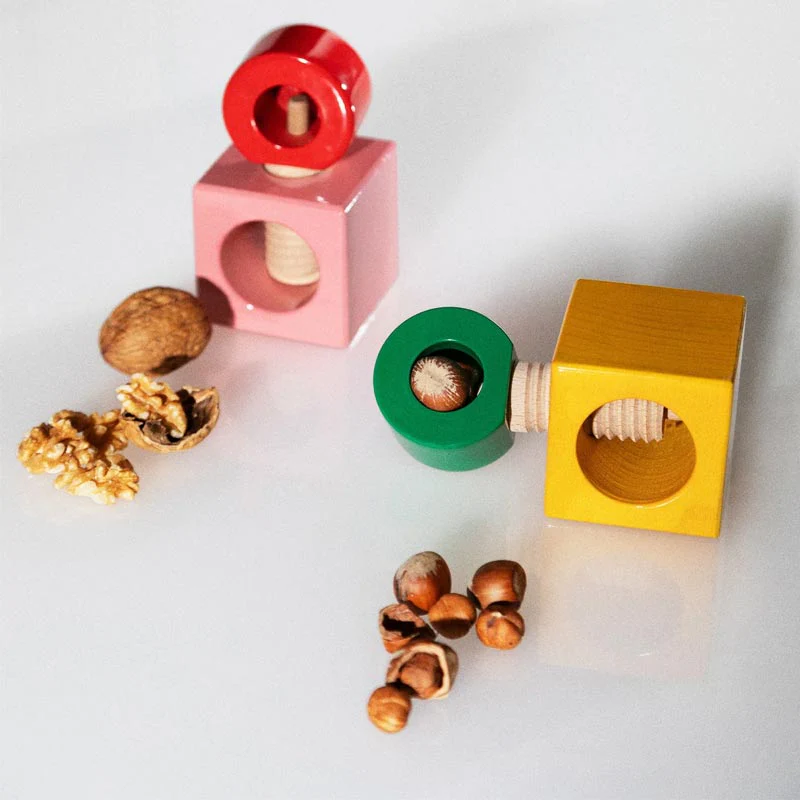 Twergi Nutcracker in Yellow / Green, des. Ettore Sottsass for Alessi - Image 2