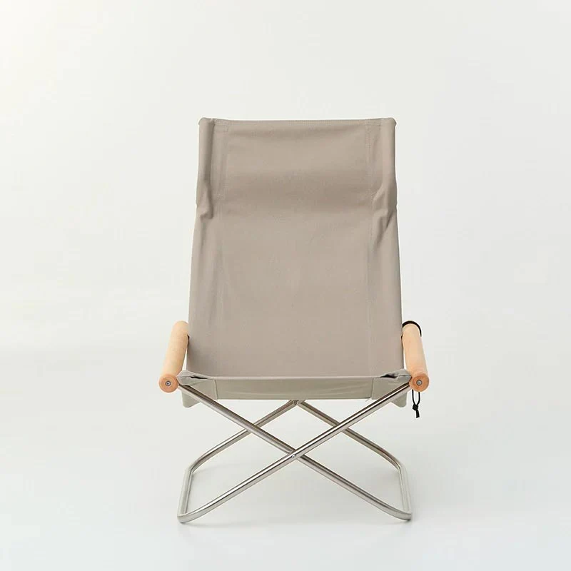 Nychair X with Ottoman - Oil Beech - Pebble Grey - des. Takeshi Nii - Image 3