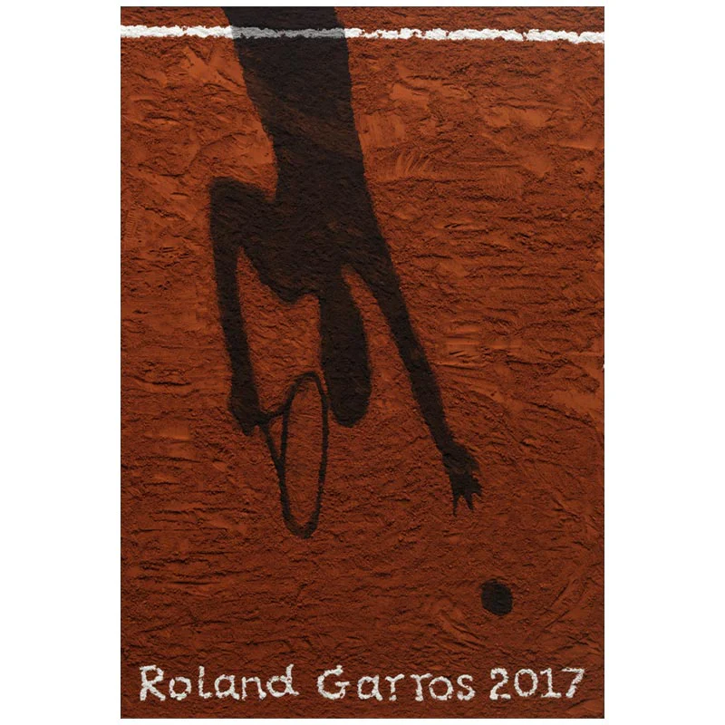 Official 2017 Roland-Garros poster by Vik Muniz - Image 2