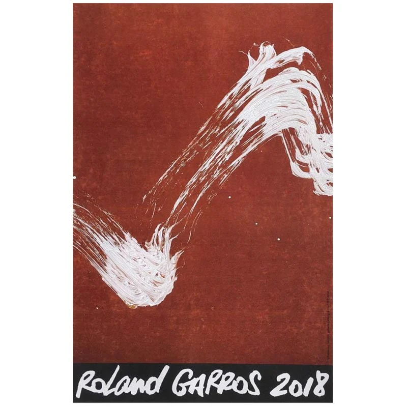 Official 2018 Roland-Garros poster by Fabienne Verdier - Image 2
