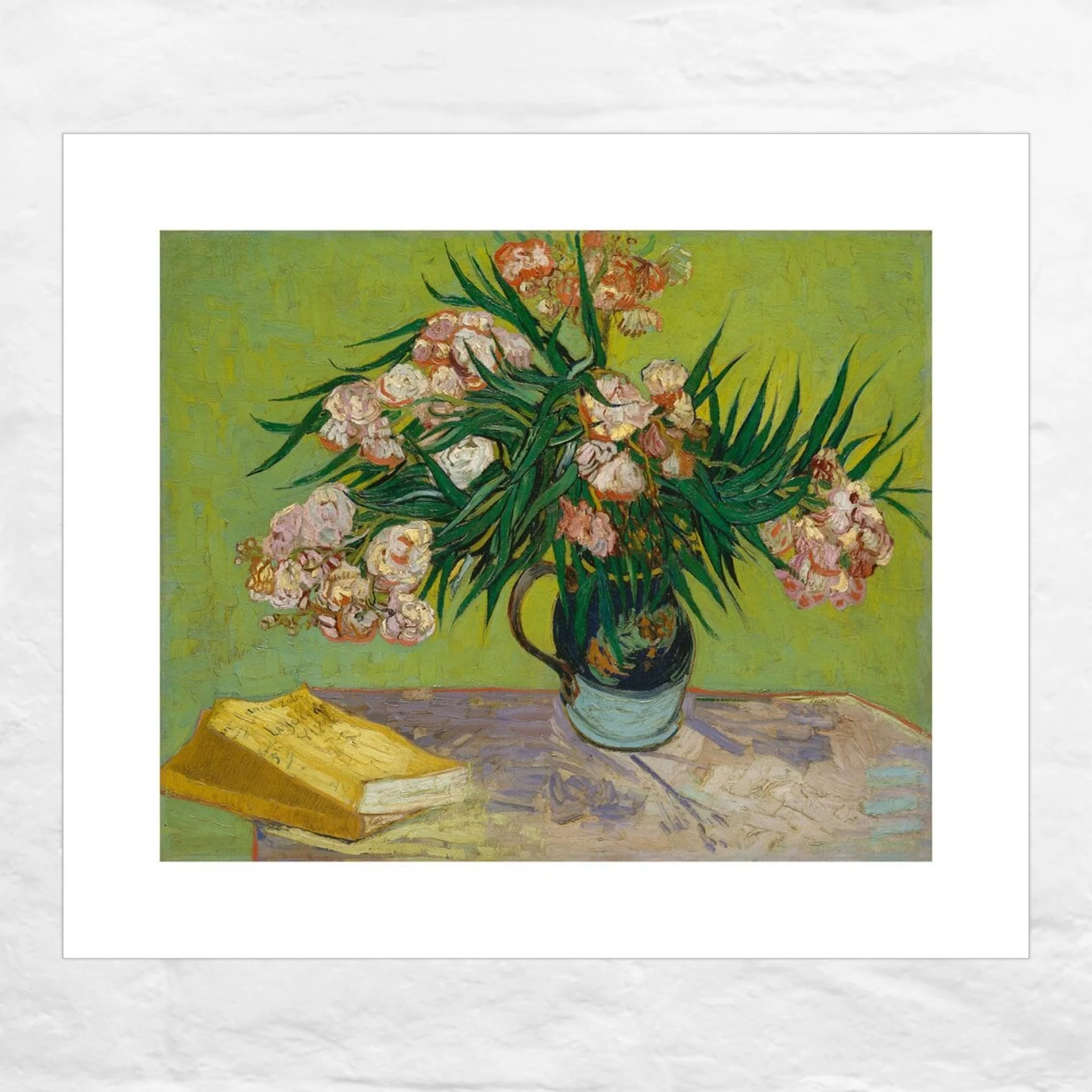 Oleanders, 1888 poster by Vincent Van Gogh