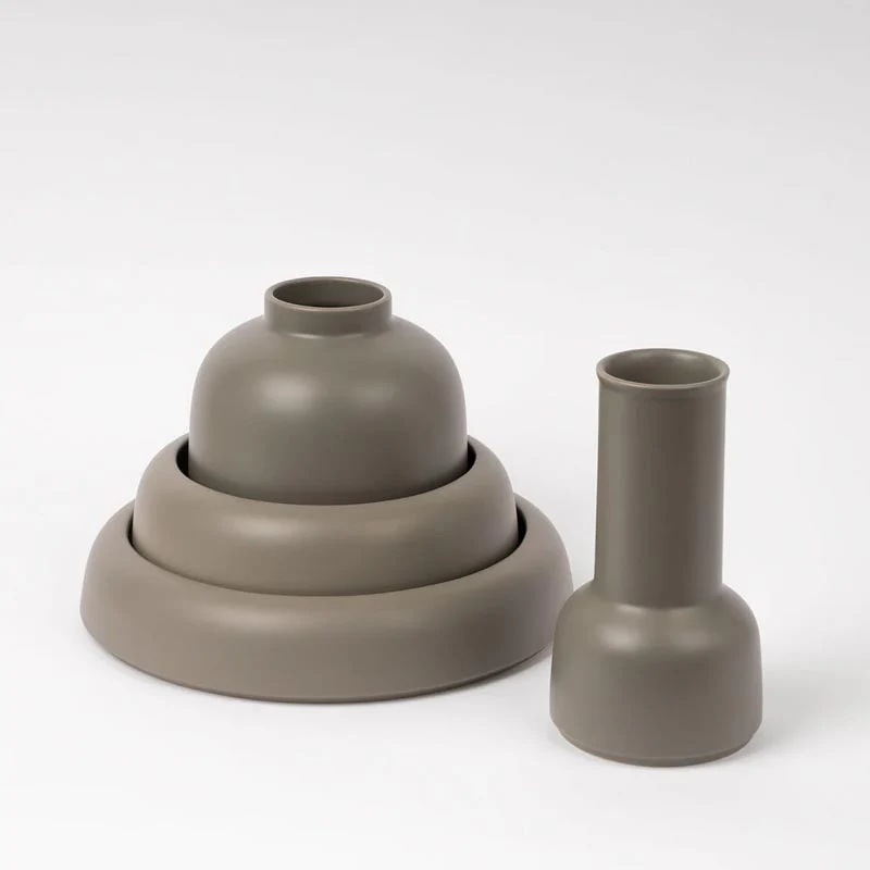 Handmade Smoke Green Omar Bowl 01 Small - des. Omar Sosa for raawii, 2021 - Image 5