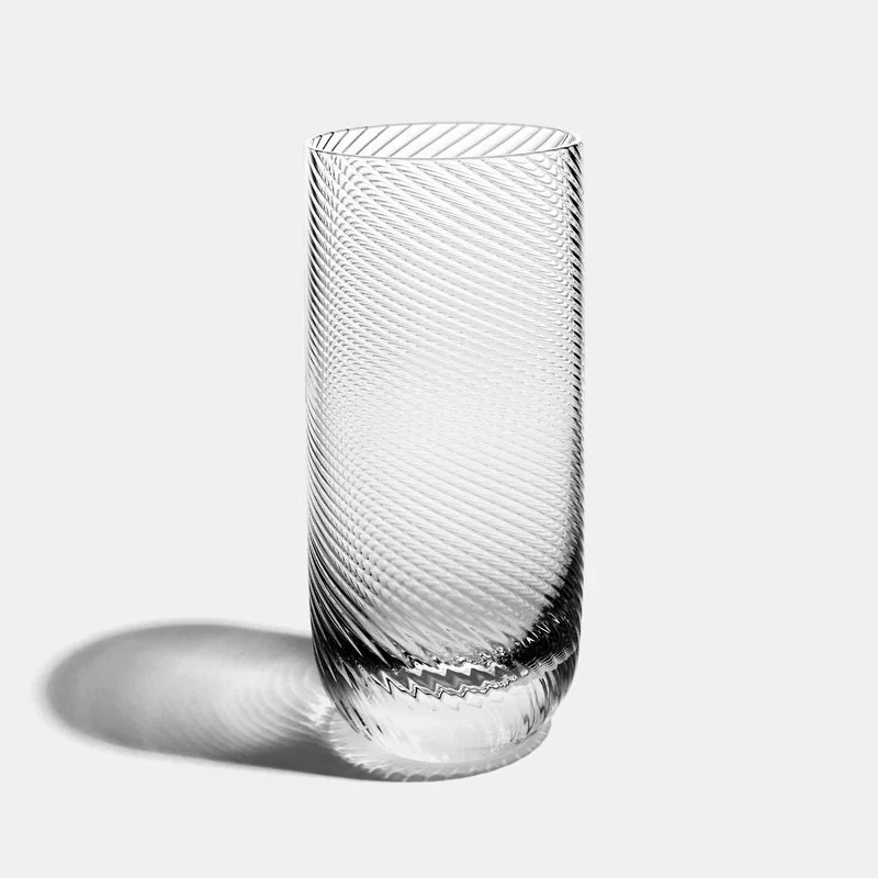 Optic Highball - Clear - Set of 2 - by Richard Brendon - Image 2