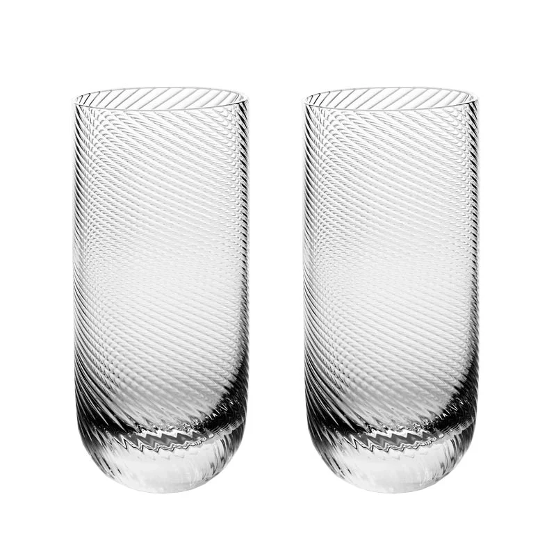 Optic Highball - Clear - Set of 2 - by Richard Brendon - Image 7