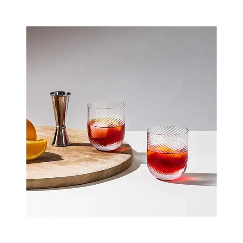 Optic Tumbler - Clear - Set of 2 - by Richard Brendon - Image 3