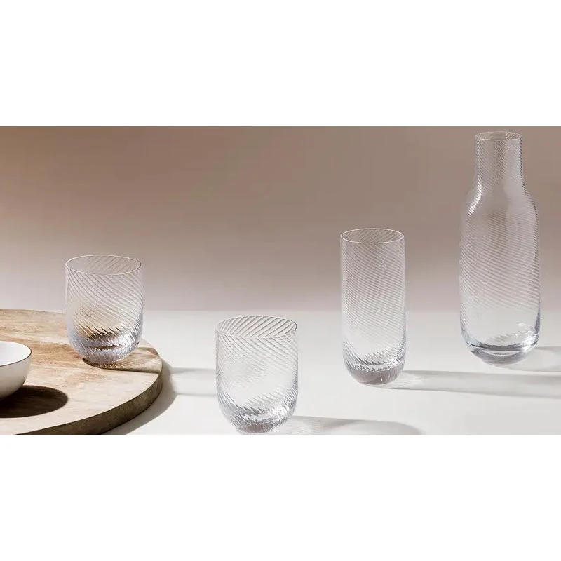 Optic Tumbler - Clear - Set of 2 - by Richard Brendon - Image 4